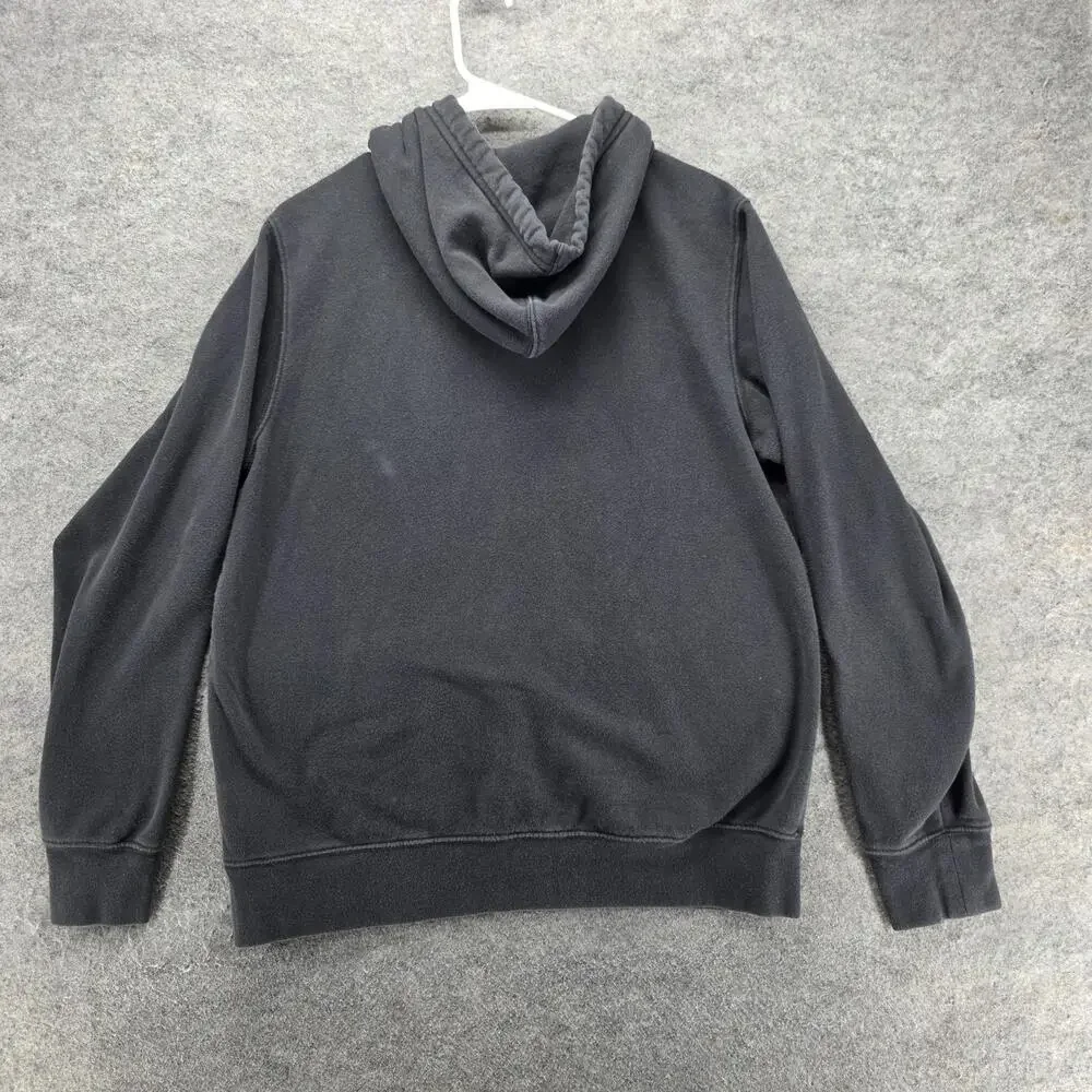 The North Face Hoodie Mens M Black Pullover Hooded Pockets Graphic Print